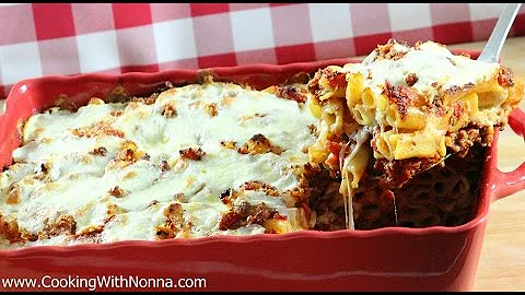 Nonna's Baked Ziti - Rossella's Cooking with Nonna