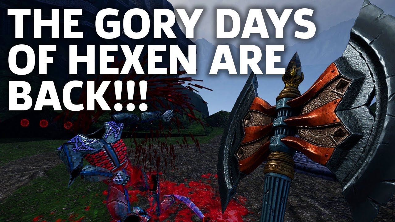 Medieval 90's FPS Action Returns In Amid Evil Gameplay YouTube