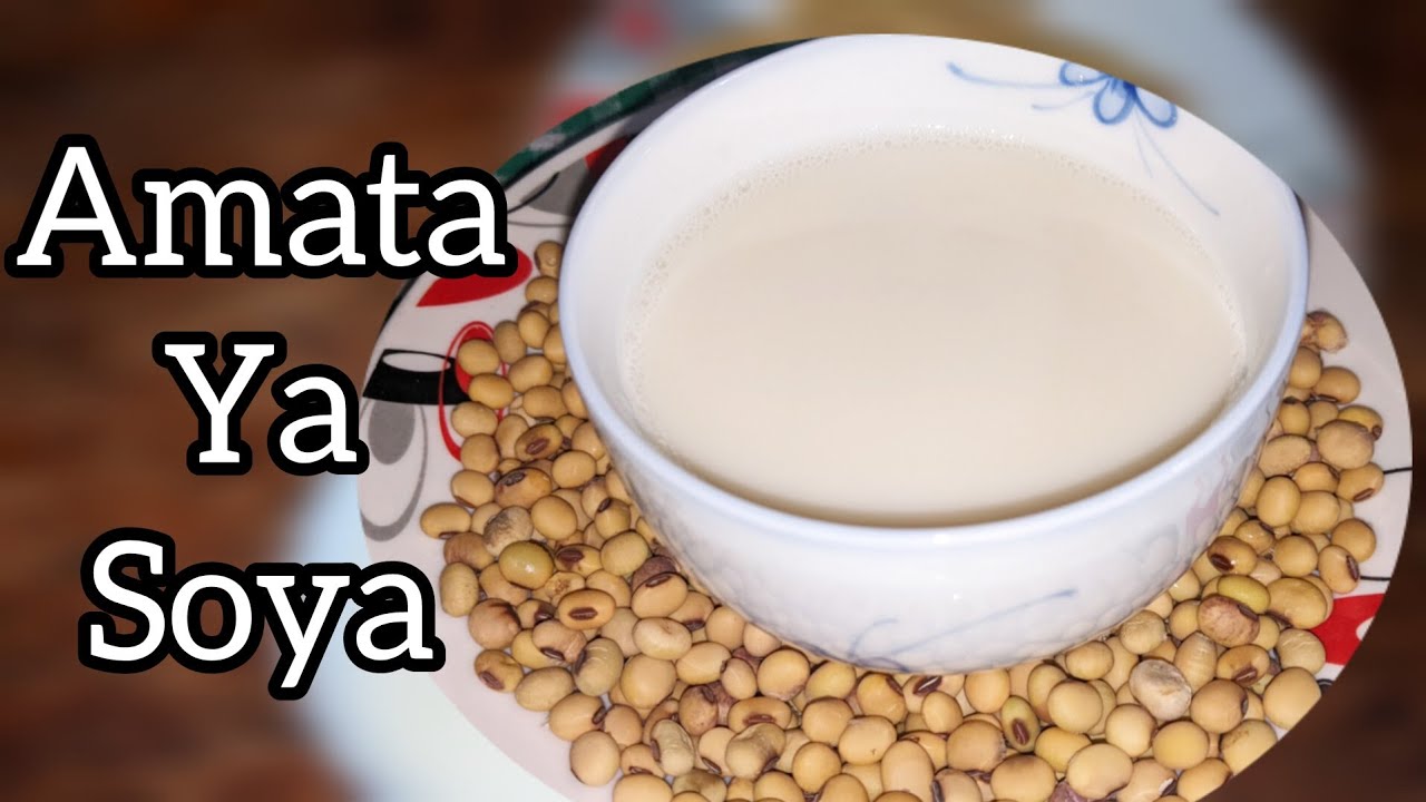 Dutegurane Amata ya Soya aryoshye cyane, biroroshye cyane/easy delicious Soya milk 🥛