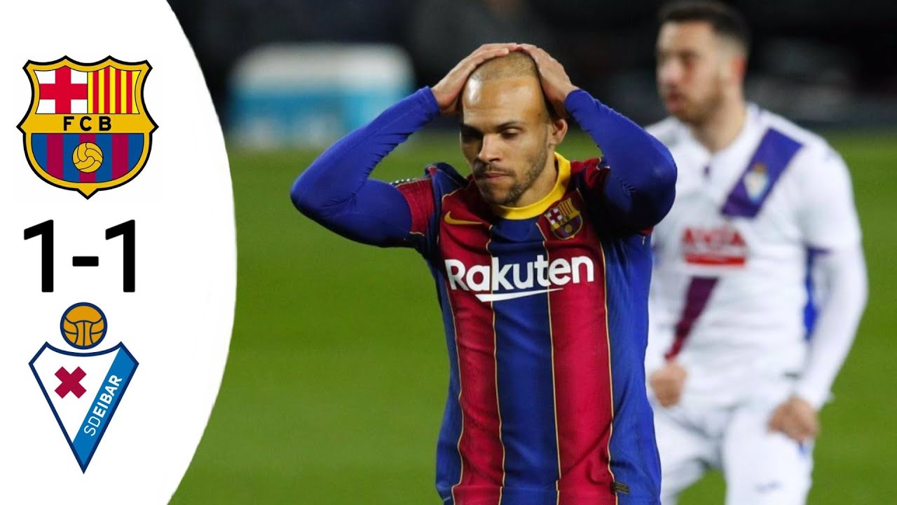 Barcelona vs Eibar 1-1 La-Liga-2020 All Goals & Extended highlights HD