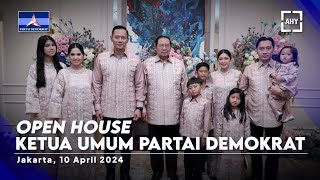 Open House Ketua Umum Partai Demokrat