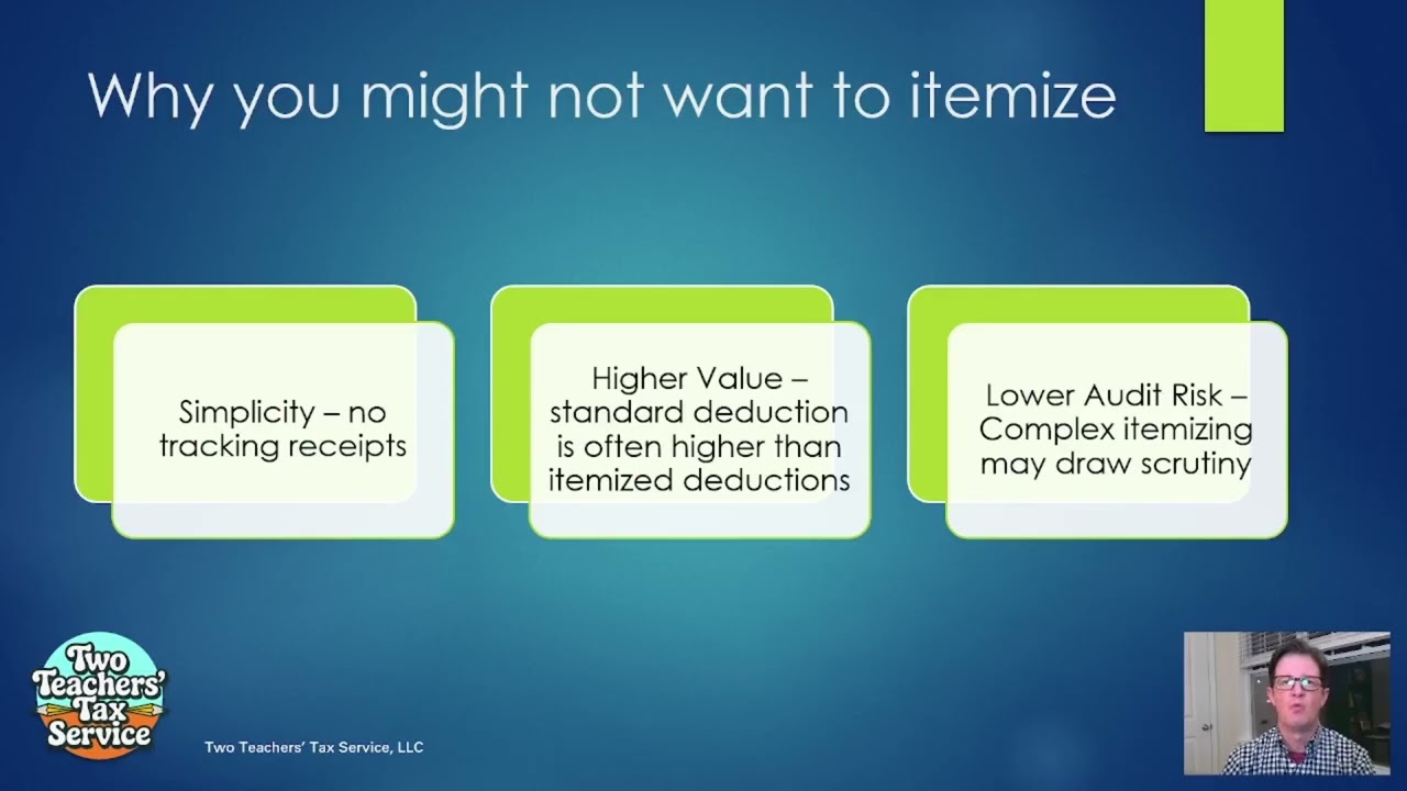 Itemizing Deductions:  Is Itemizing Worth the Effort?