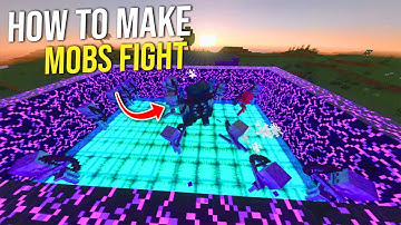 How to Make Mobs Fight Each Other in Minecraft *Bedrock*