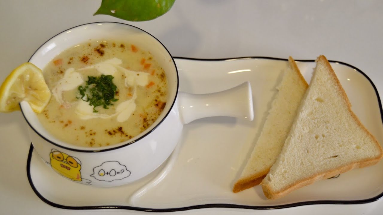 خواردنی ئێرانی/دروستکردنی شۆربای جۆ و خامە /سوپی سپی