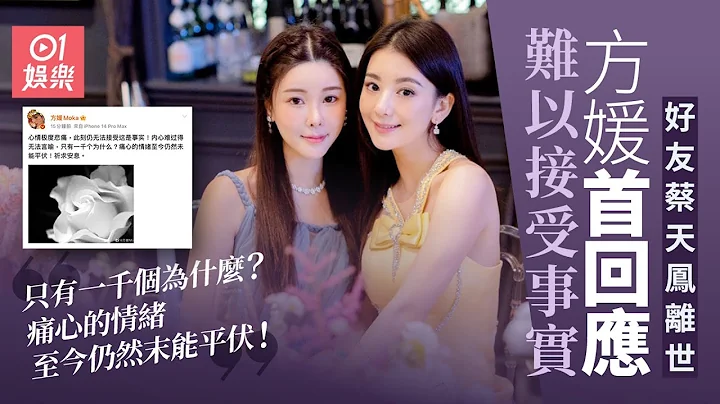 蔡天鳳碎屍案｜方媛首回應好友離世：內心難過得無法言喻 ｜Abby｜譚仔｜天王嫂｜方媛 - 天天要聞