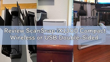 Review ScanSnap iX1300 Compact Wireless or USB Double-Sided Color Document, Photo & Receipt Scanner