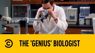 The 'Genius' Biologist | The Big Bang Theory | Comedy Central Africa