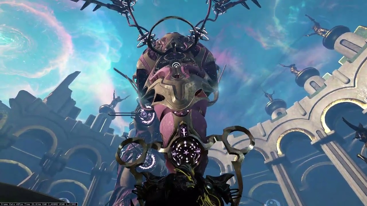 Emotions is no longer in turmoil  (Warframe Orowyrm boss fight EndScene )