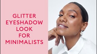 How to: Festive glitter look for minimalists