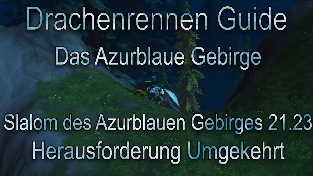 Slalom des Azurblauen Gebirges "Herausforderung Umgekehrt" 