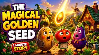 otato, Tomato & Eggplant's Magical Garden Adventure 🥔🍅🍆 | Funny 3D Cartoon Story for Kids