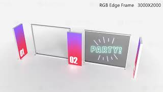 Chromix RGB LED Edge Frame #lintel #rgbledframe #modularlightbox