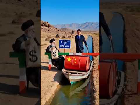 USA Oil Route Blocked by Iran? 😂 | Funny AI Parody #usavsiran #straitofhormuz