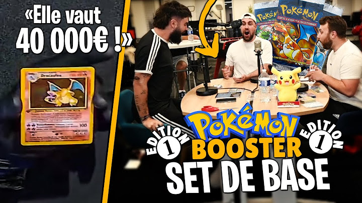 Il vaut 40 000€ ?! Ouverture booster lourd set de base édition 1 avec Lebouseuh et Doc Jazy
