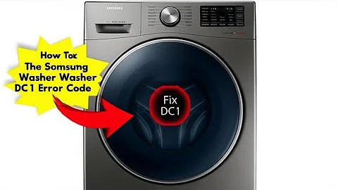 How To Fix The Samsung Washer DC1 Error Code   Meaning  Causes    Solutions Troubleshoot Easily