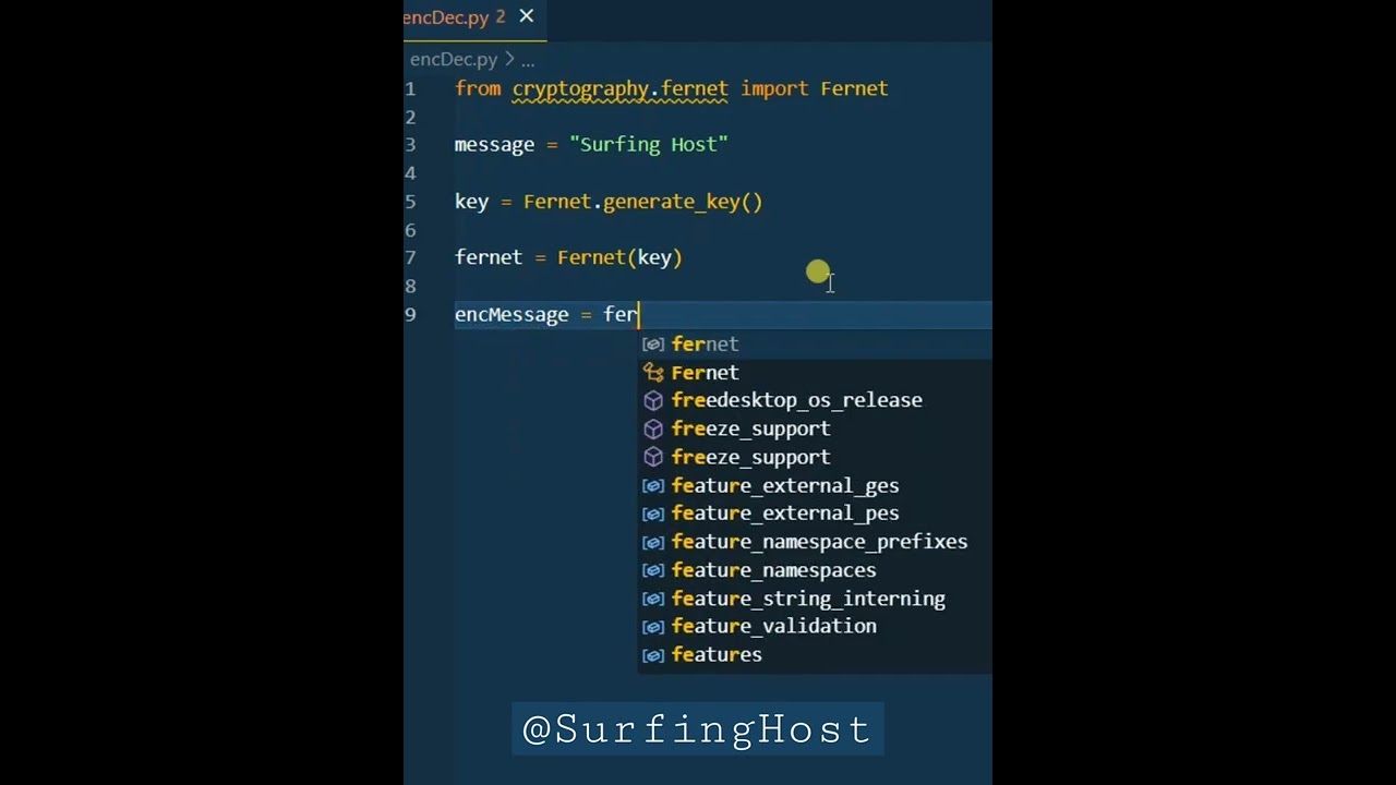 Encrypt any text using python 🧑‍💻 #python #shorts #blockchain