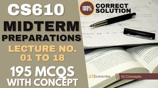 Cs610 Midterm preparation 2024 | Cs610 Midterm exams preparation| By Vu Concepts screenshot 5