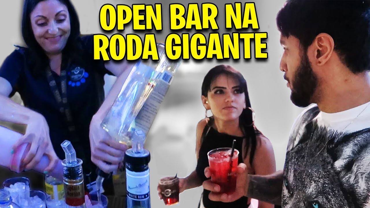 FOMOS NA MAIOR RODA GIGANTE DO MUNDO! (Open Bar dentro)