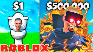 Consigo el SKIBIDI TOILET DE $500,000 🚽 en Roblox Skibi World