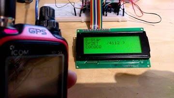 MMDVM D-Star Display Test