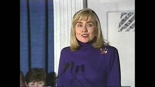 First Lady Hillary Rodham Clinton at NCLC Event (1993)