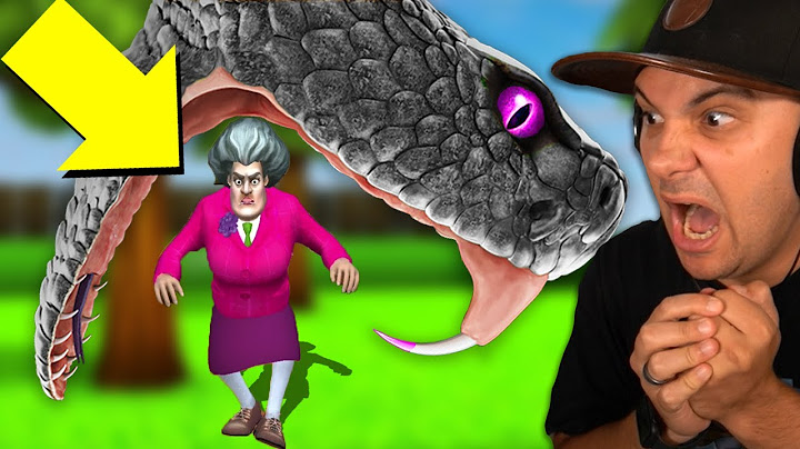 I Made A GIANT SNAKE Attack Hello Neighbor's Sister! | Scary Teacher 3D