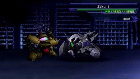 SD Gundam G-Generation Overworld - Zaku III All Animations HQ Texture Pack