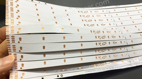 Laser cut flex led board flex circuit board laser cutting machine 灯条板激光切割机