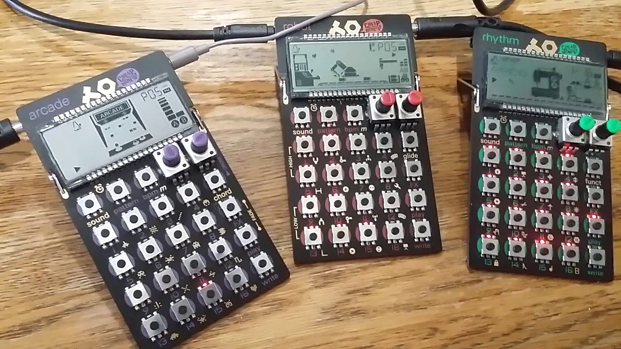 Short Jam - PO12 Rhythm, PO20 Arcade, P028 Robot - YouTube