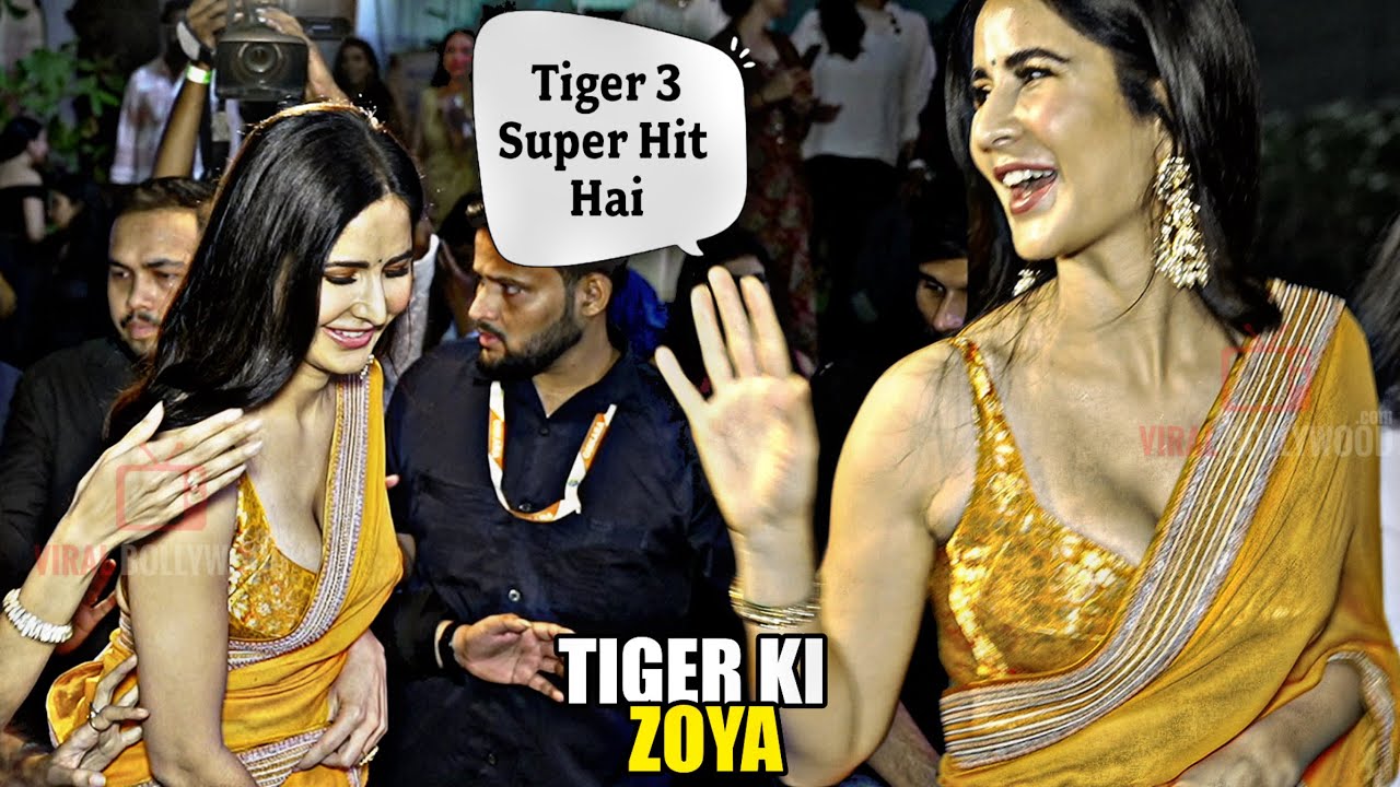 Tiger 3 Super Hit - Zoya aka Katrina Kaif FIRST REACTION after Success at an Event