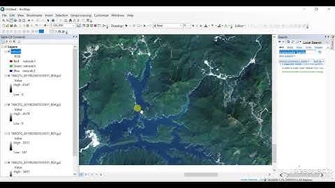 How to represent Sentinel 2 Bands in a True Color Image with ArcMap (ວິທີລວມແບນສີທຳມະຊາດໃນ ArcMap)