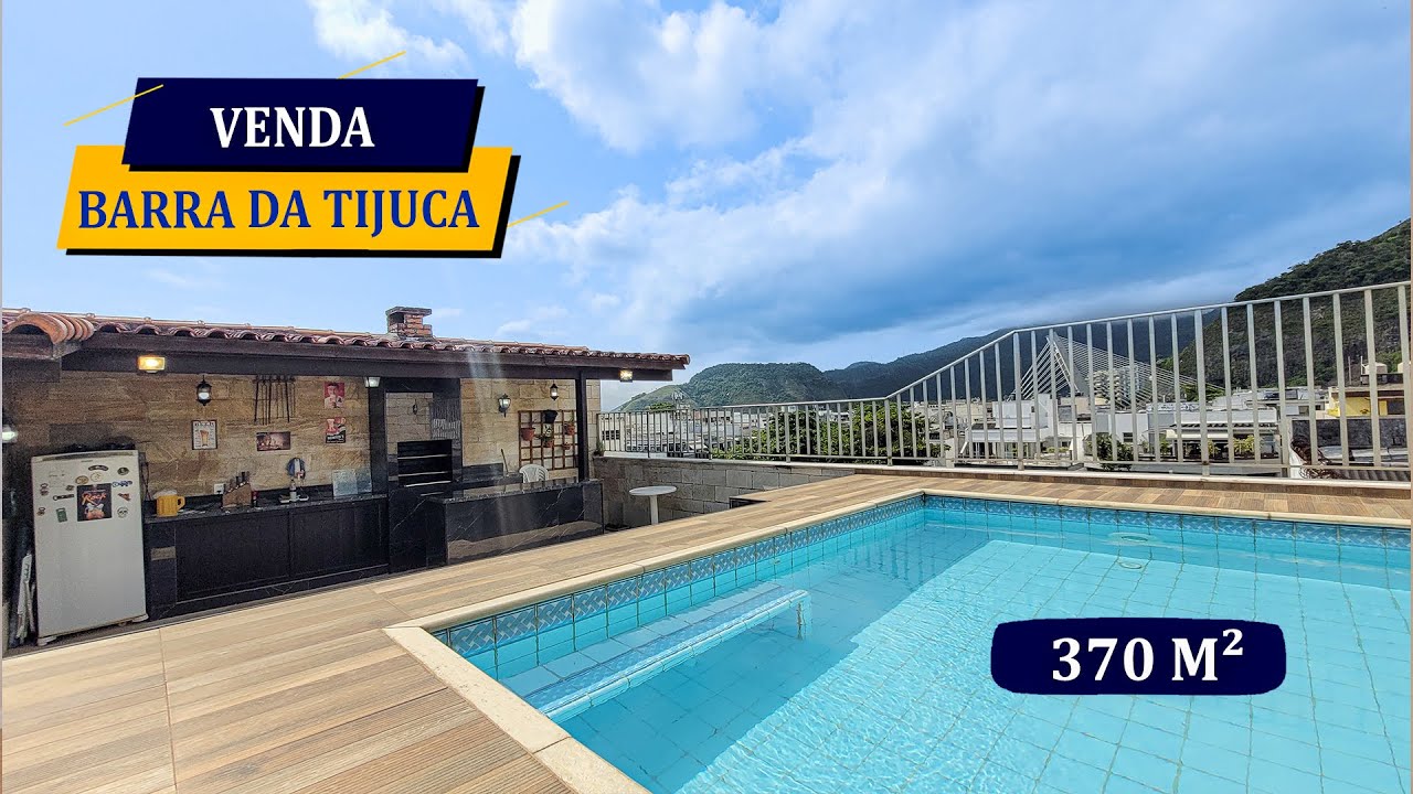 BARRA I JARDIM OCEÂNICO I LINDA COBERTURA PANORÂMICA I ÓTIMA INFRA PARTICULAR 3 SUITES 6 BANHS 3 VGS