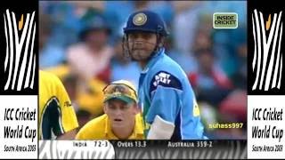 World cup 2003 final India vs Australia »» Vintage SEHWAG  82 off 81 balls