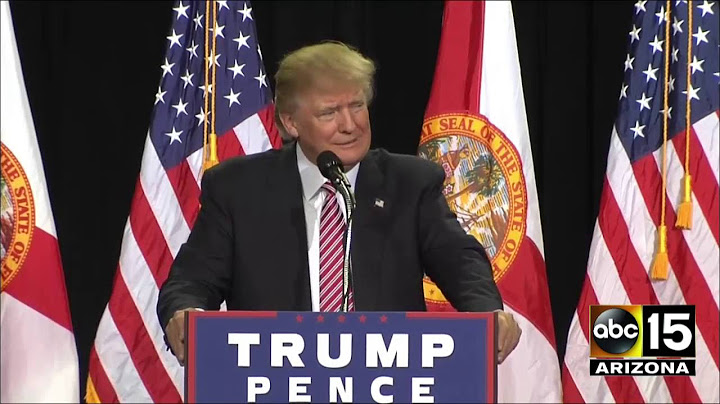 WHERE THE HELL DID HE COME FROM? Donald Trump ejects protester from Kissimmee, FL rally