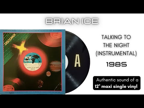 Brian Ice — Brian Ice - Talking to the Night (Instrumental) [12'' maxi single]