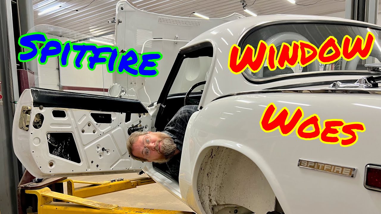 Triumph Spitfire…пытаюсь выровнять окна