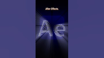 #AfterEffects ✨ Easy 3D Particle Title Tutorial in 90 Seconds!