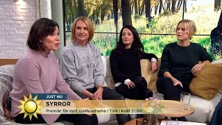 Äntligen premiär för sjukhusdramat "Syrror" - Nyhetsmorgon (TV4)