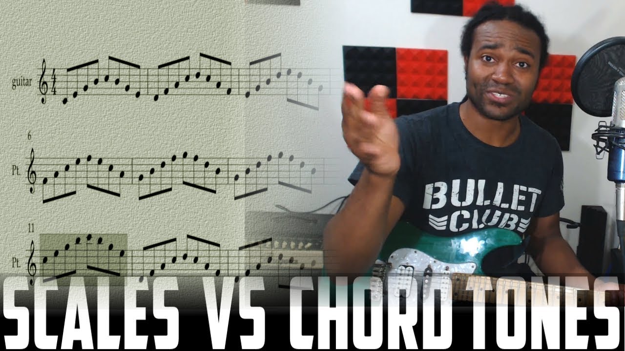 Scales vs Chord tones (Guitar soloing) YouTube