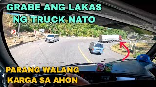 NAPAKA LAKAS ANG TRUCK YANG NASA UNAHAN  NAMIN \/ LOADED PERO MANI-MANI LANG ANG AHON SA IROSIN