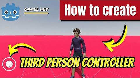 How to create third person controller in Godot android (tutorial)! Tps