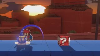 Sunset Express (100% Colorization Guide) - Paper Mario: Color Splash Walkthrough