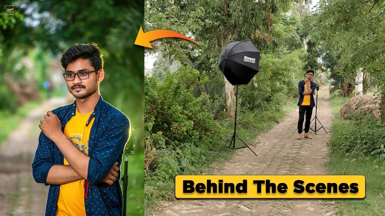 Outdoor Portrait Photography || Using Nikon D5600, Godox TT685, Godox TT520II Behind The Scenes