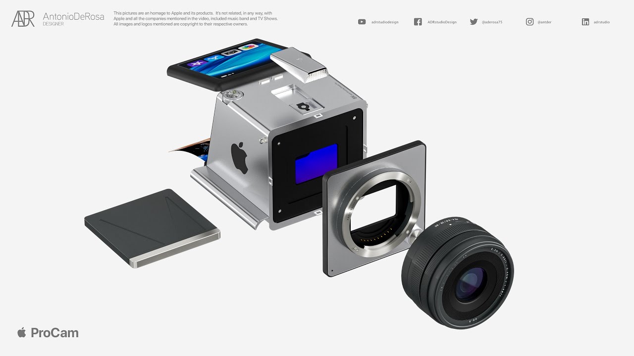 Appleがミラーレスカメラを作るとこうなるかも？「Apple ProCam