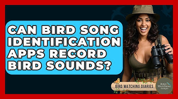 Can Bird Song Identification Apps Record Bird Sounds? - Bird Watching Diaries