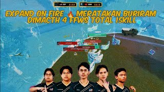 EXPAND RATAKAN BURIRAM BOOYAH DI MATCH 4 TOTAL 15KILL 🔥 - HILIGHTS FREE FIRE FFWS