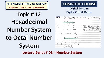 12 Hexadecimal to Octal