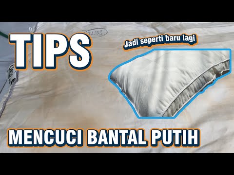 CARA CUCI BANTAL PUTIH  MENJADI SUPER BERSIH !!