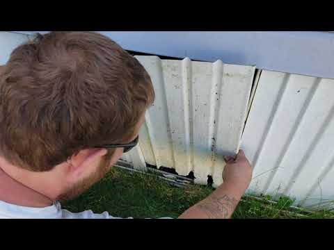 How To Install Mobile Home Skirting Youtube