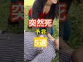 「突然死の予兆5選」 #突然死予兆 #健康寿命 #心筋梗塞 #脳卒中
